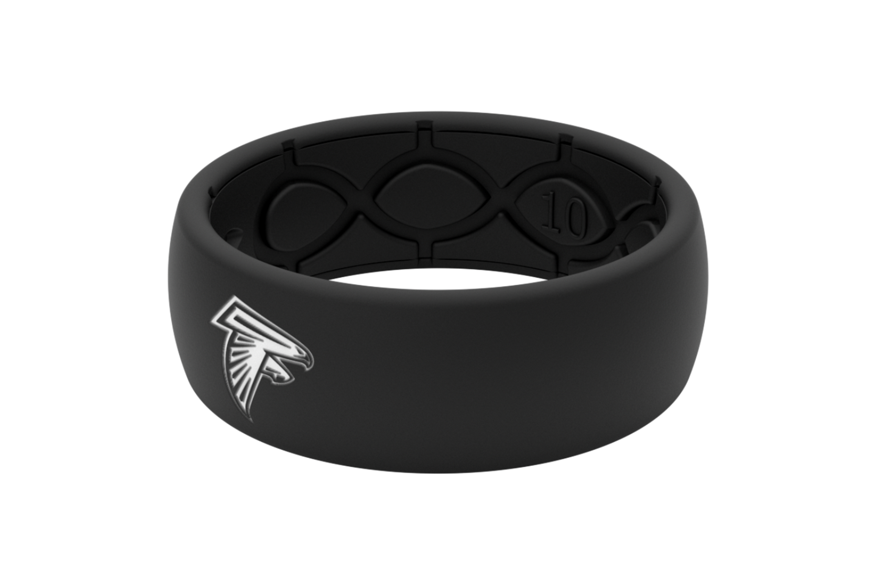 Original NFL Atlanta Falcons Black - Groove Life Silicone Wedding Rings