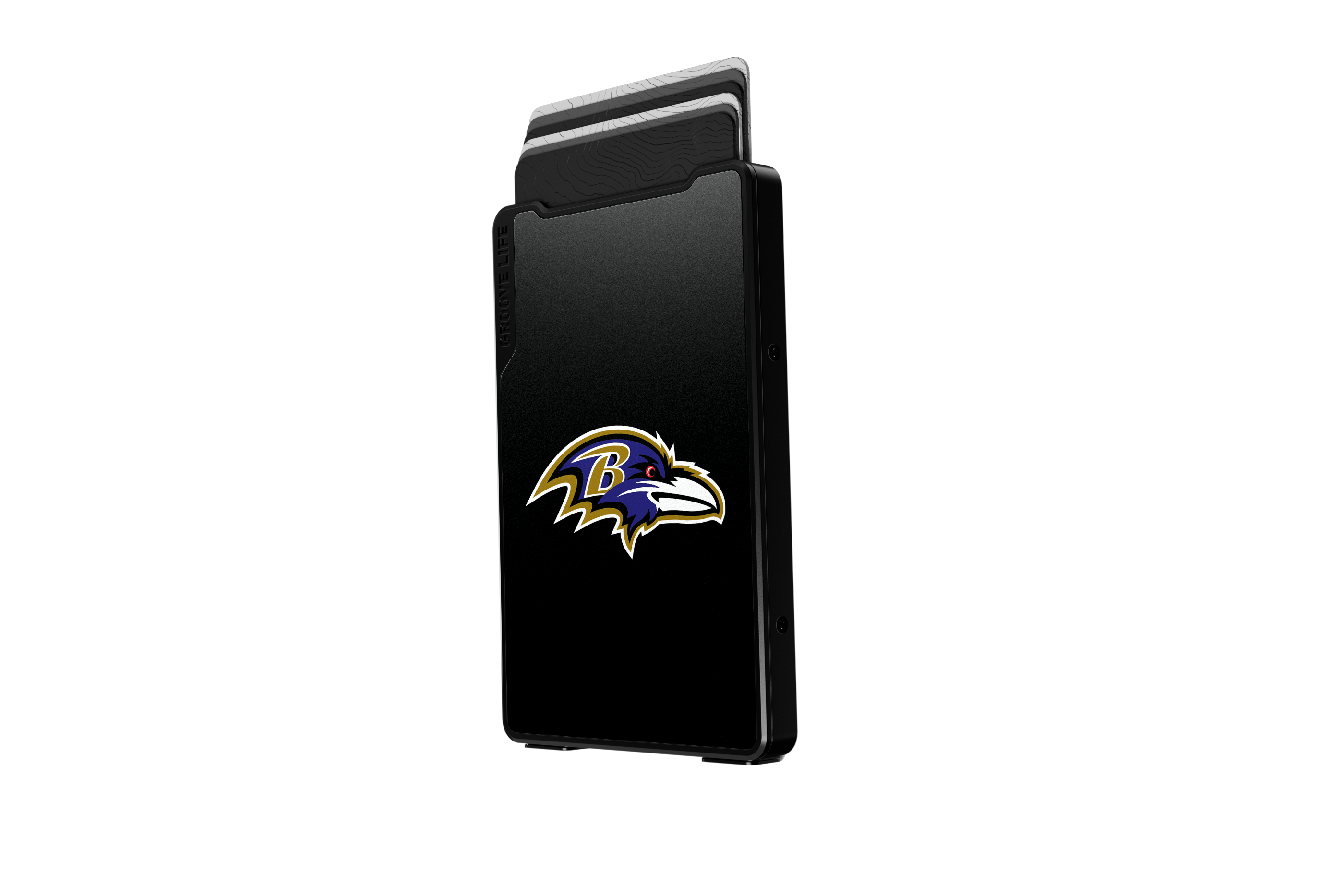 baltimore ravens groove wallet Money Clip Brown Leather Go Black Leather Go view 3