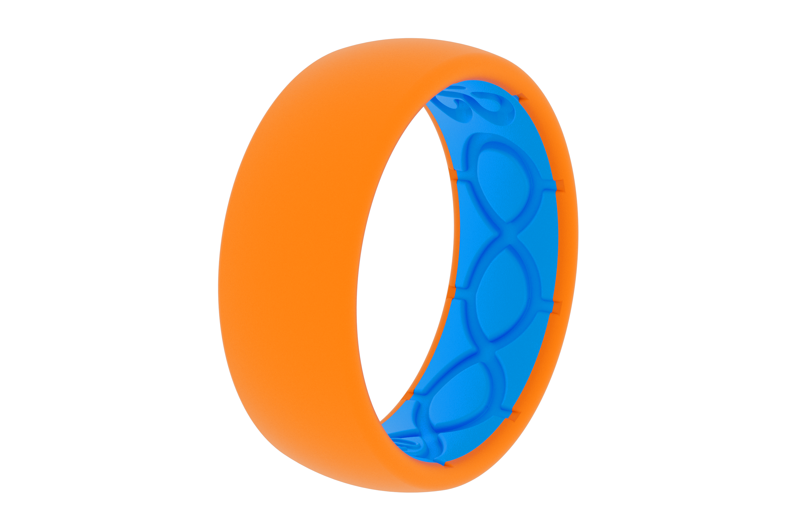 Blaze Orange Solid Ring view 2