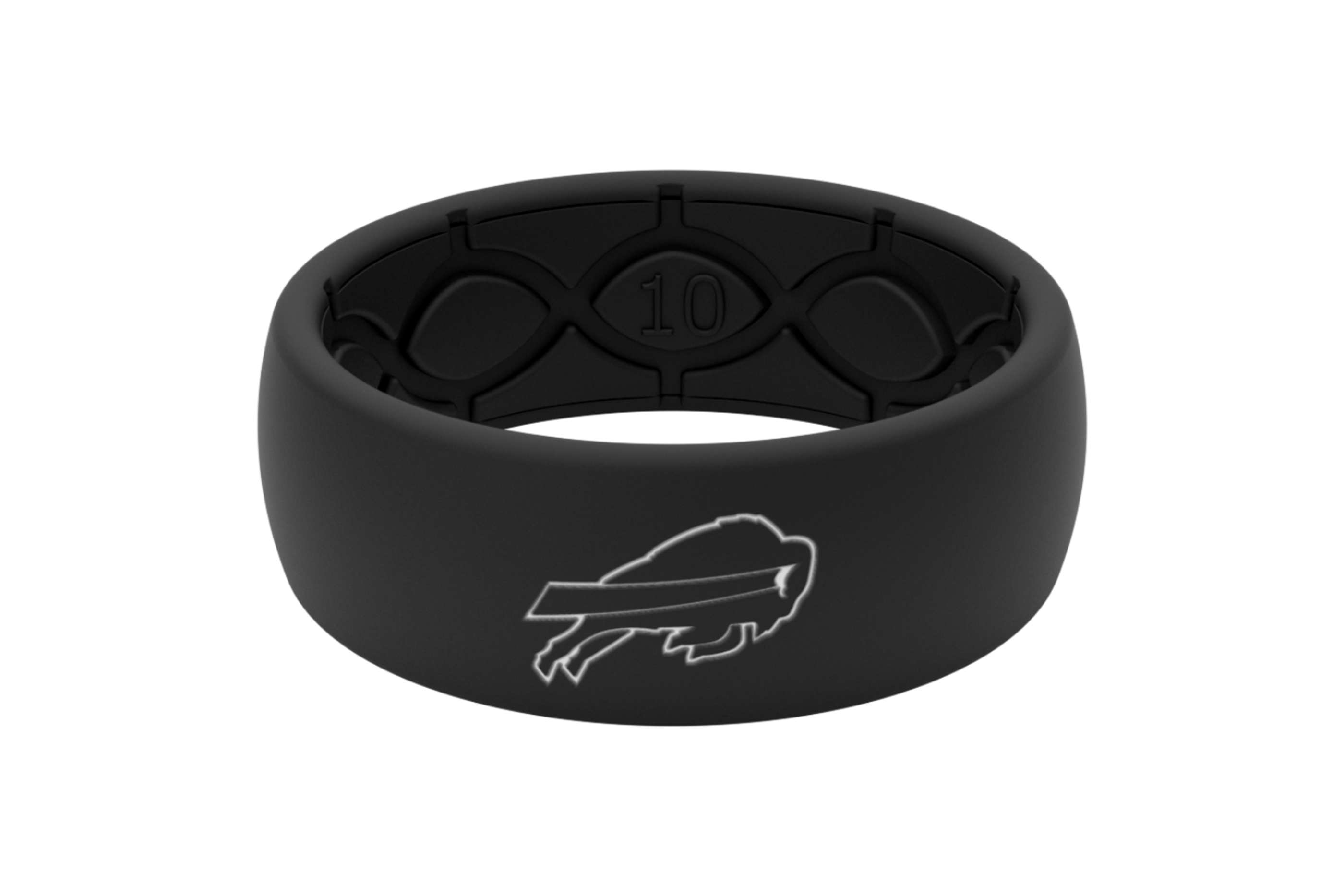 Original NFL Buffalo Bills Black - Groove Life Silicone Wedding Rings