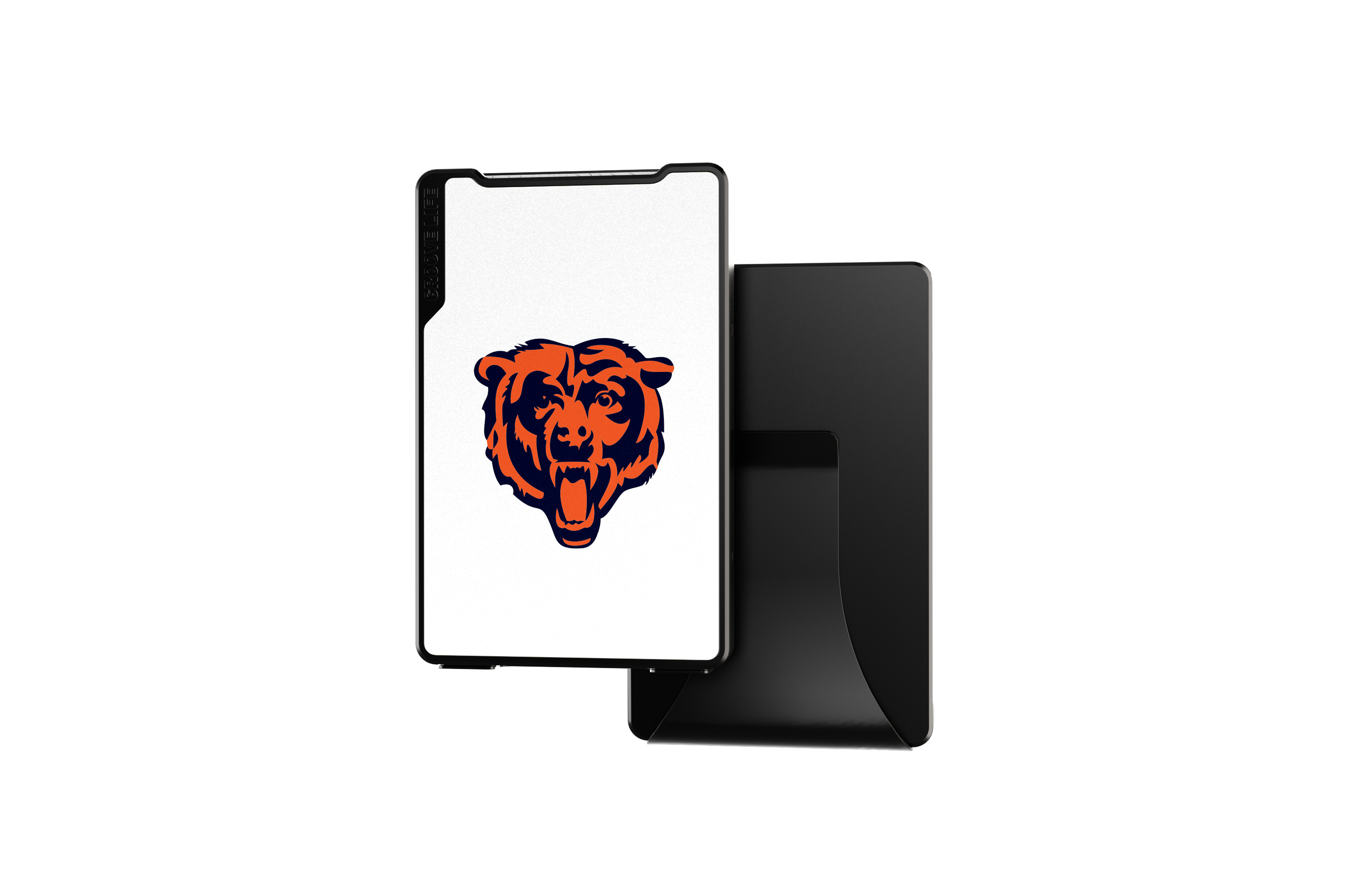 chicago bears groove wallet Money Clip Brown Leather Go Black Leather Go view 1