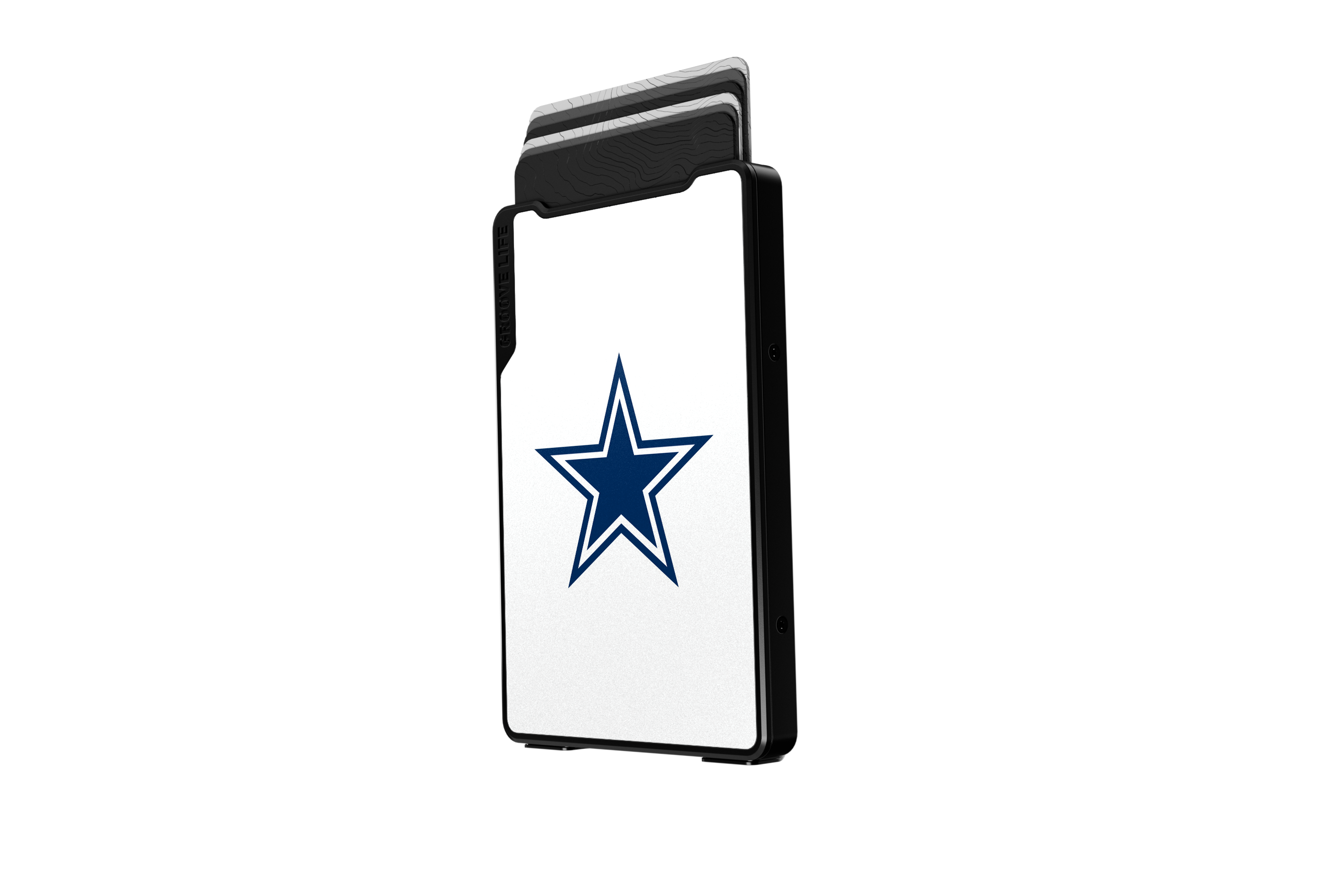 dallas cowboys groove wallet Money Clip Brown Leather Go Black Leather Go view 3