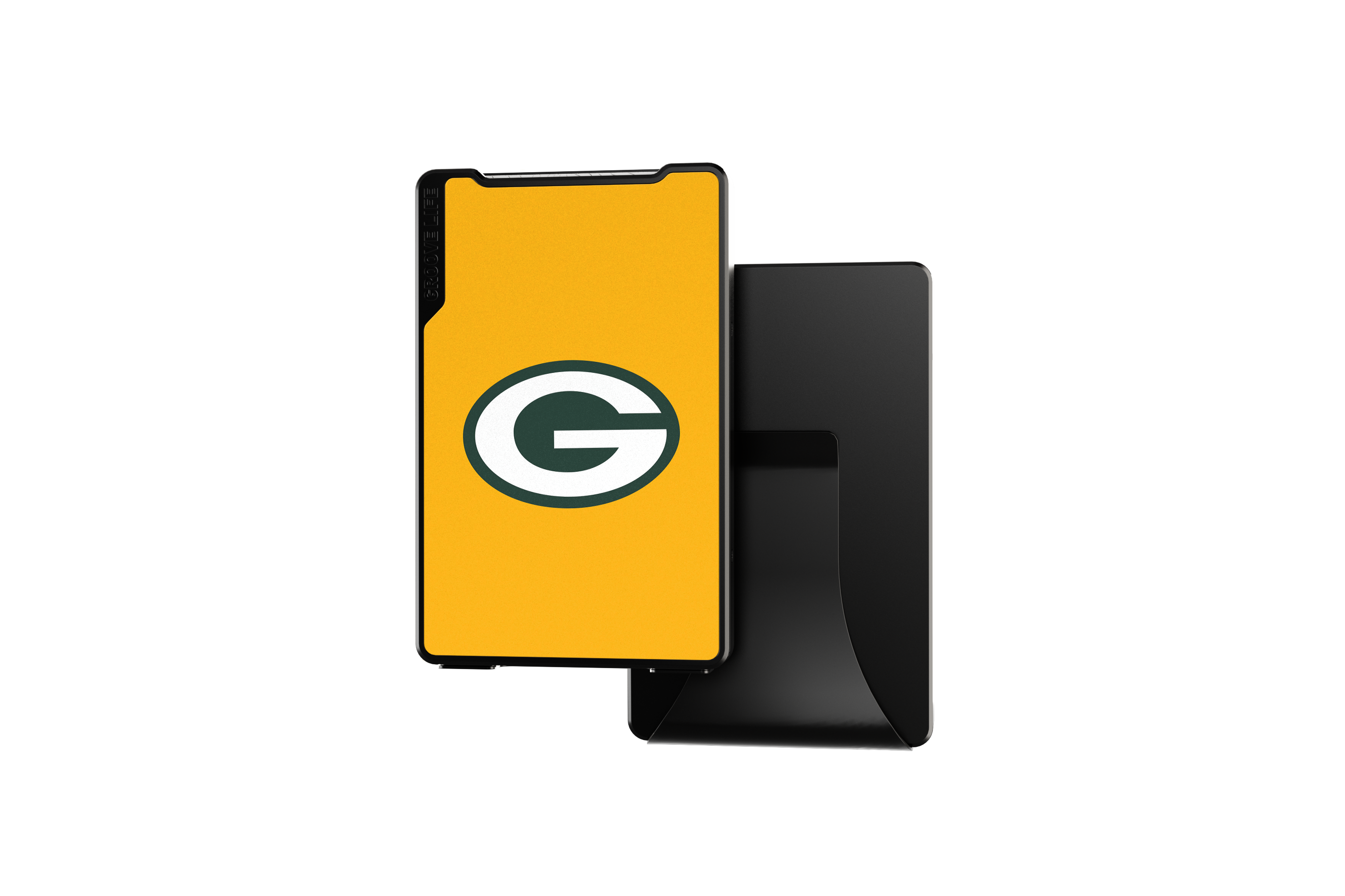 green bay packers groove wallet Money Clip Brown Leather Go Black Leather Go view 1