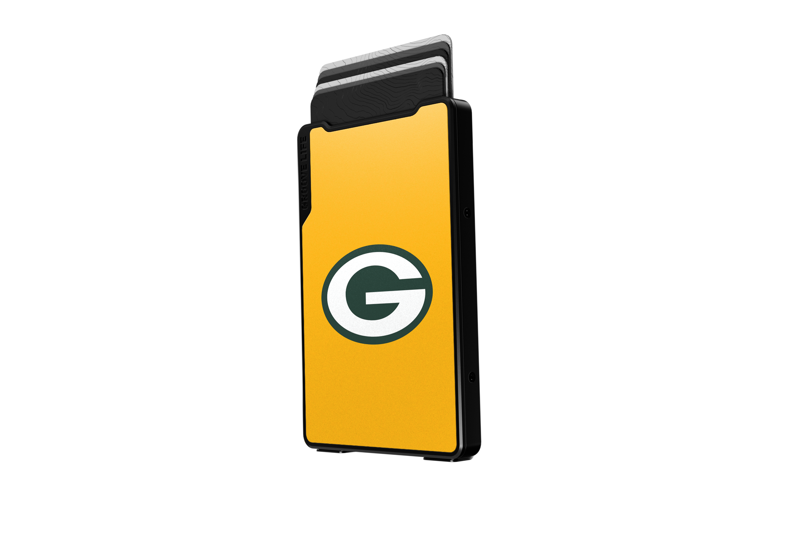 green bay packers groove wallet Money Clip Brown Leather Go Black Leather Go view 3