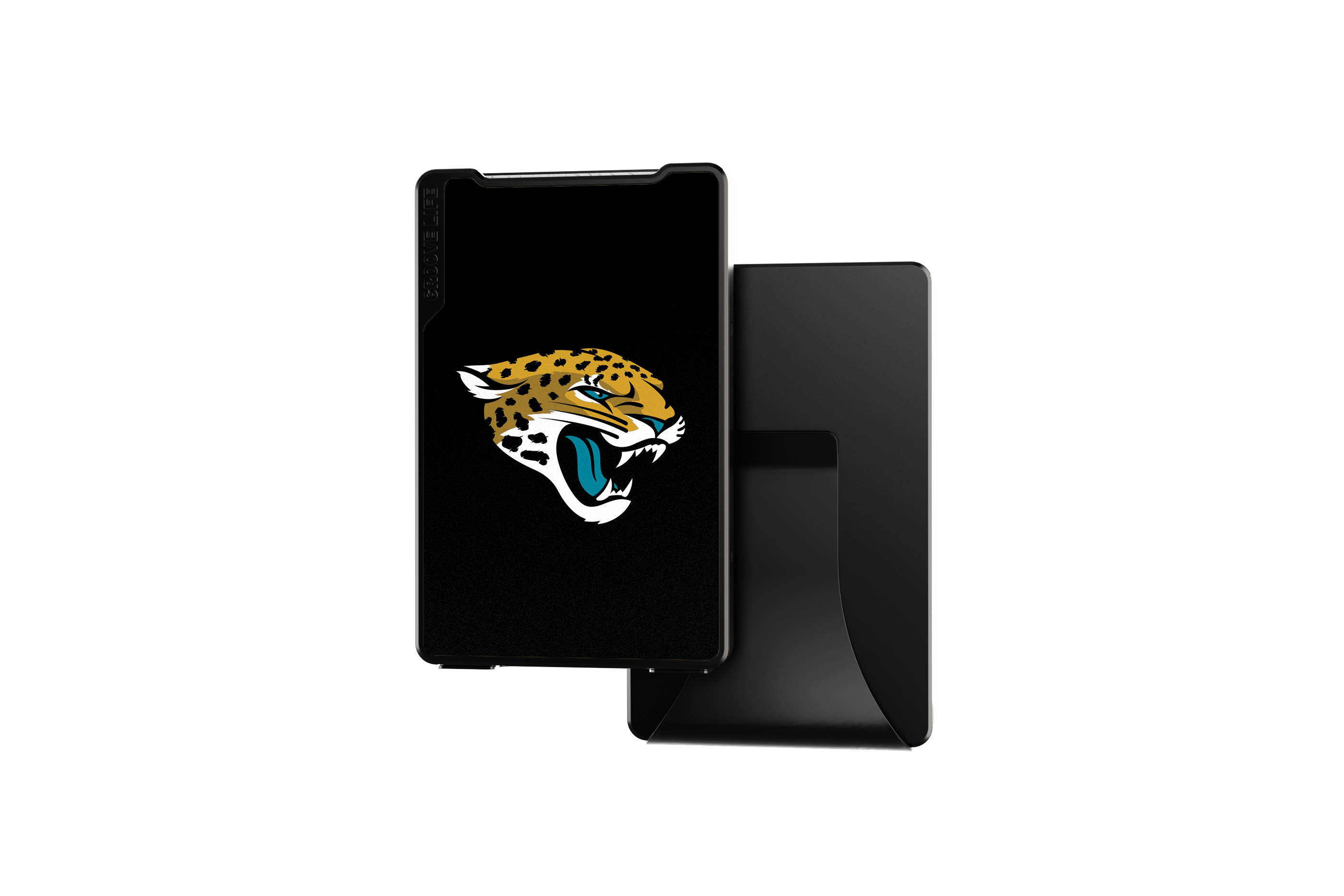 jacksonville jaguars groove wallet Money Clip Brown Leather Go Black Leather Go view 1