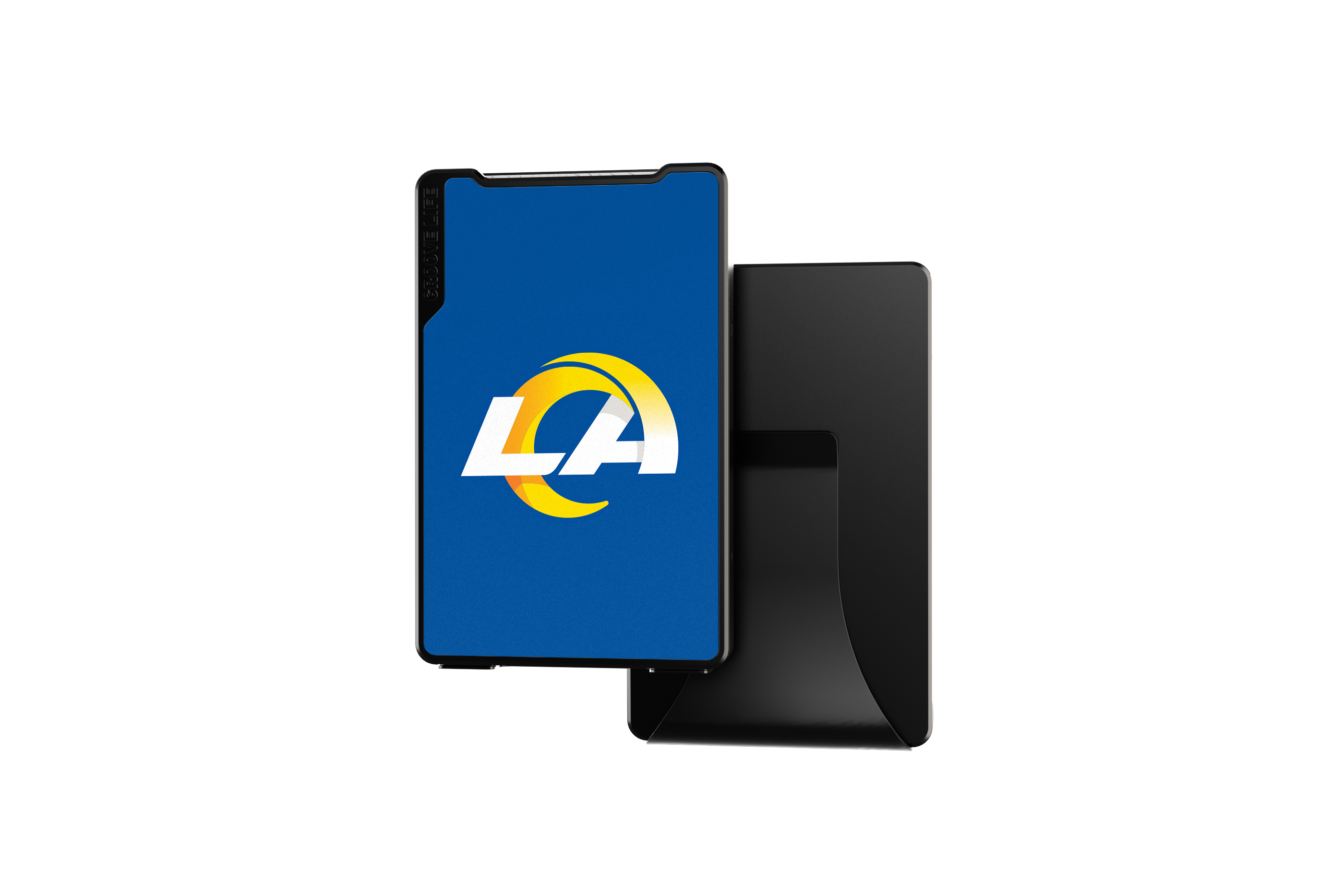 los angeles rams groove wallet Money Clip Brown Leather Go Black Leather Go view 1