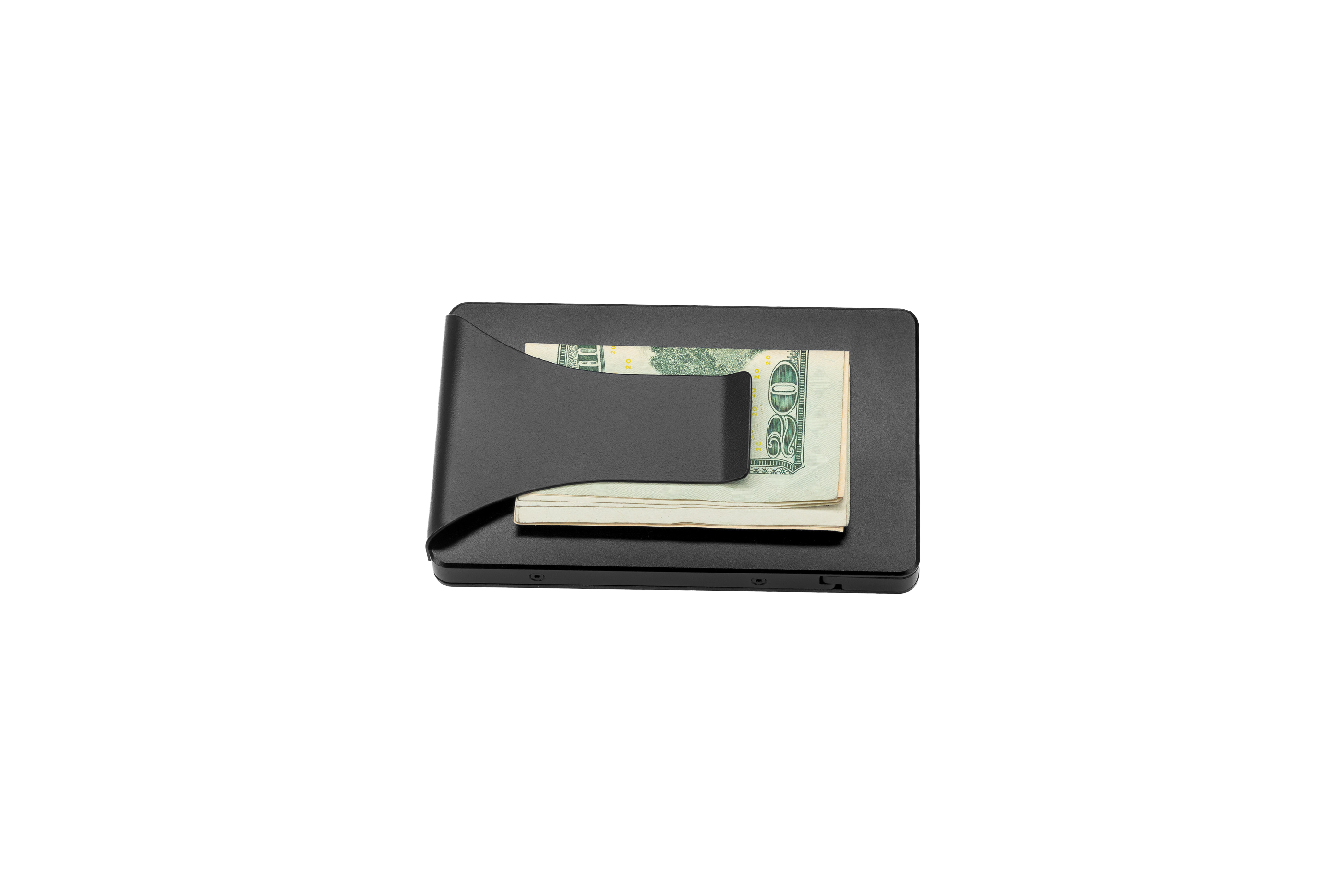 Groove Wallet - Midnight Black With Money Clip View 5