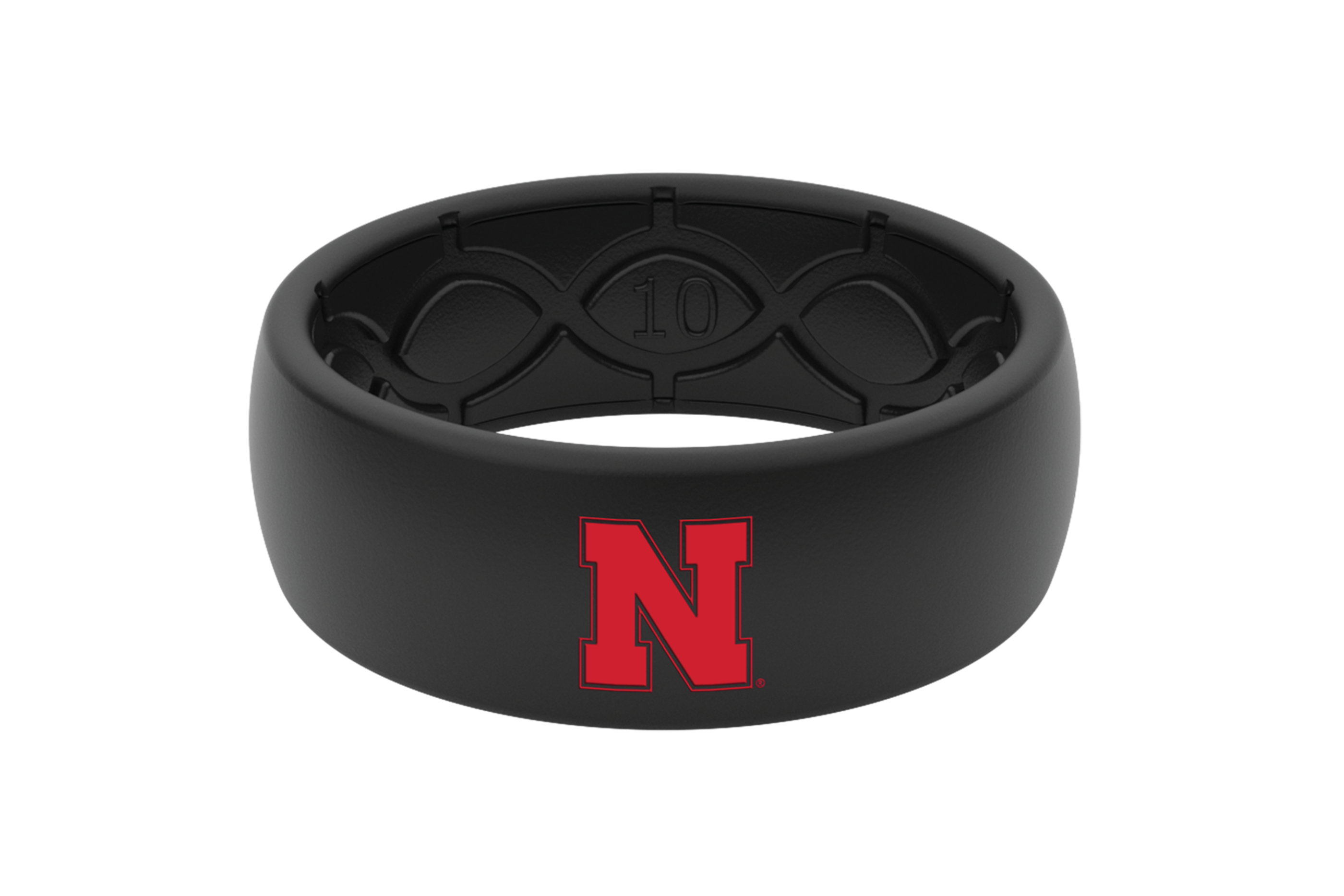 Original College Nebraska Black Color Fill viewed front on