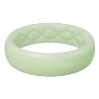 pearl jade solid thin ring view 1