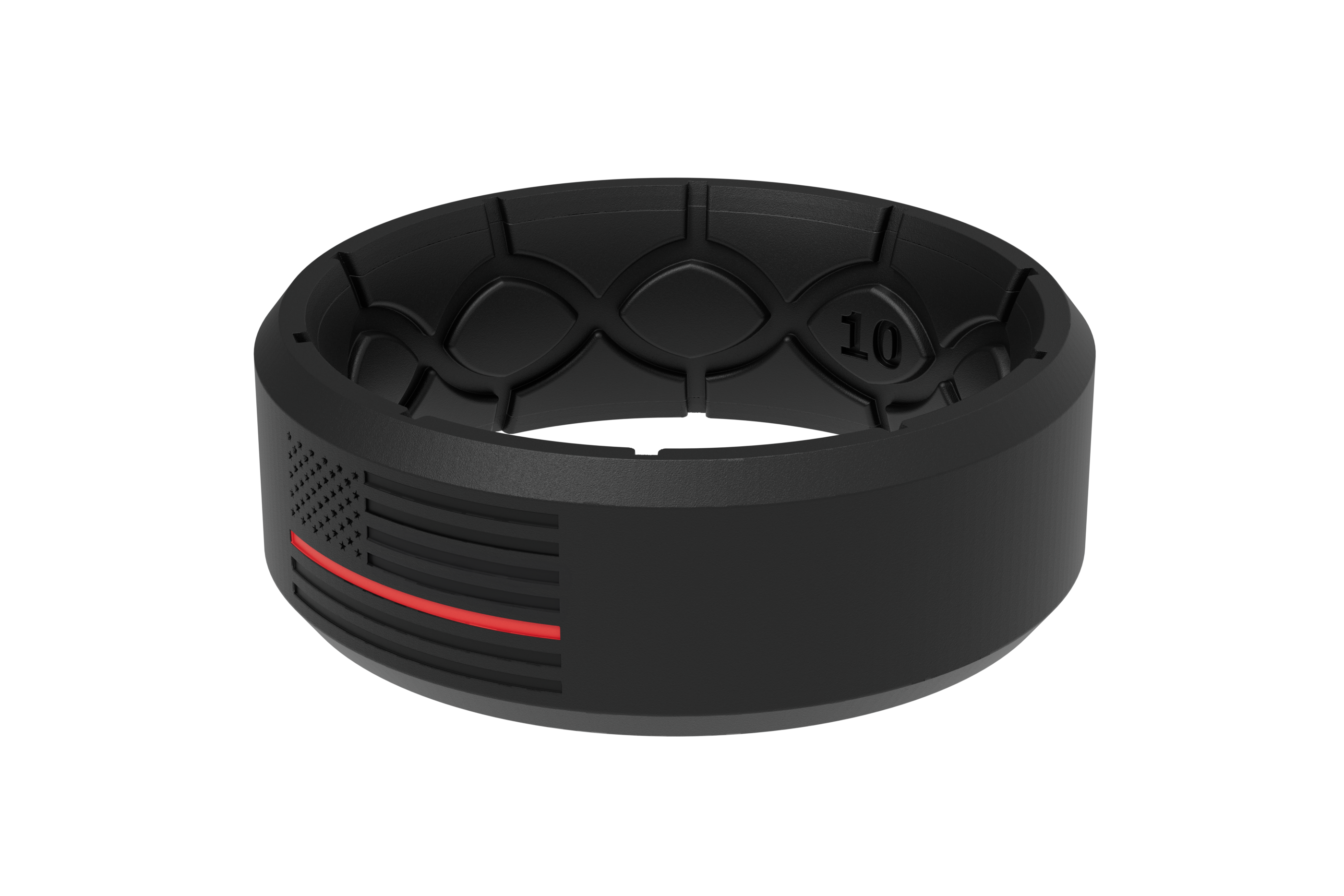 Groove Life Edge Hero Ring with Red Line View 3