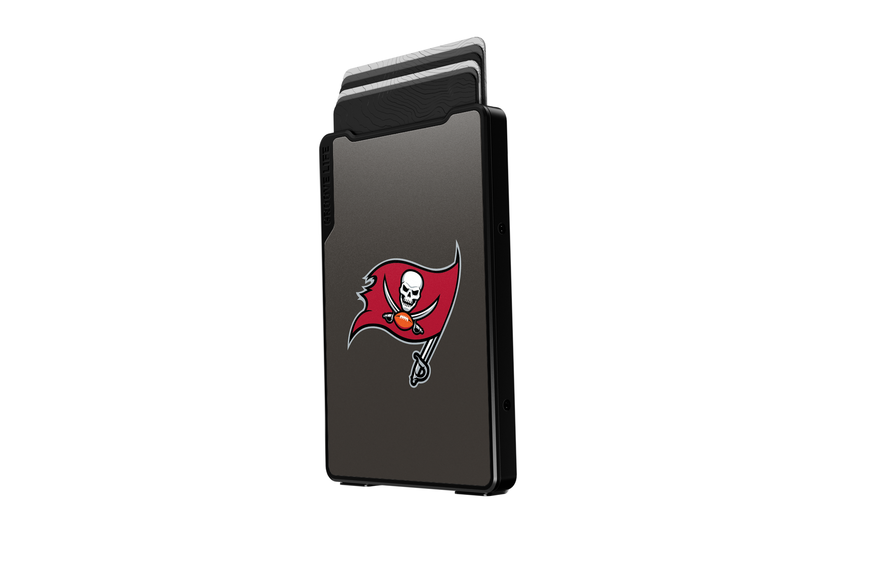 tampa bay buccaneers groove wallet Money Clip Brown Leather Go Black Leather Go view 3