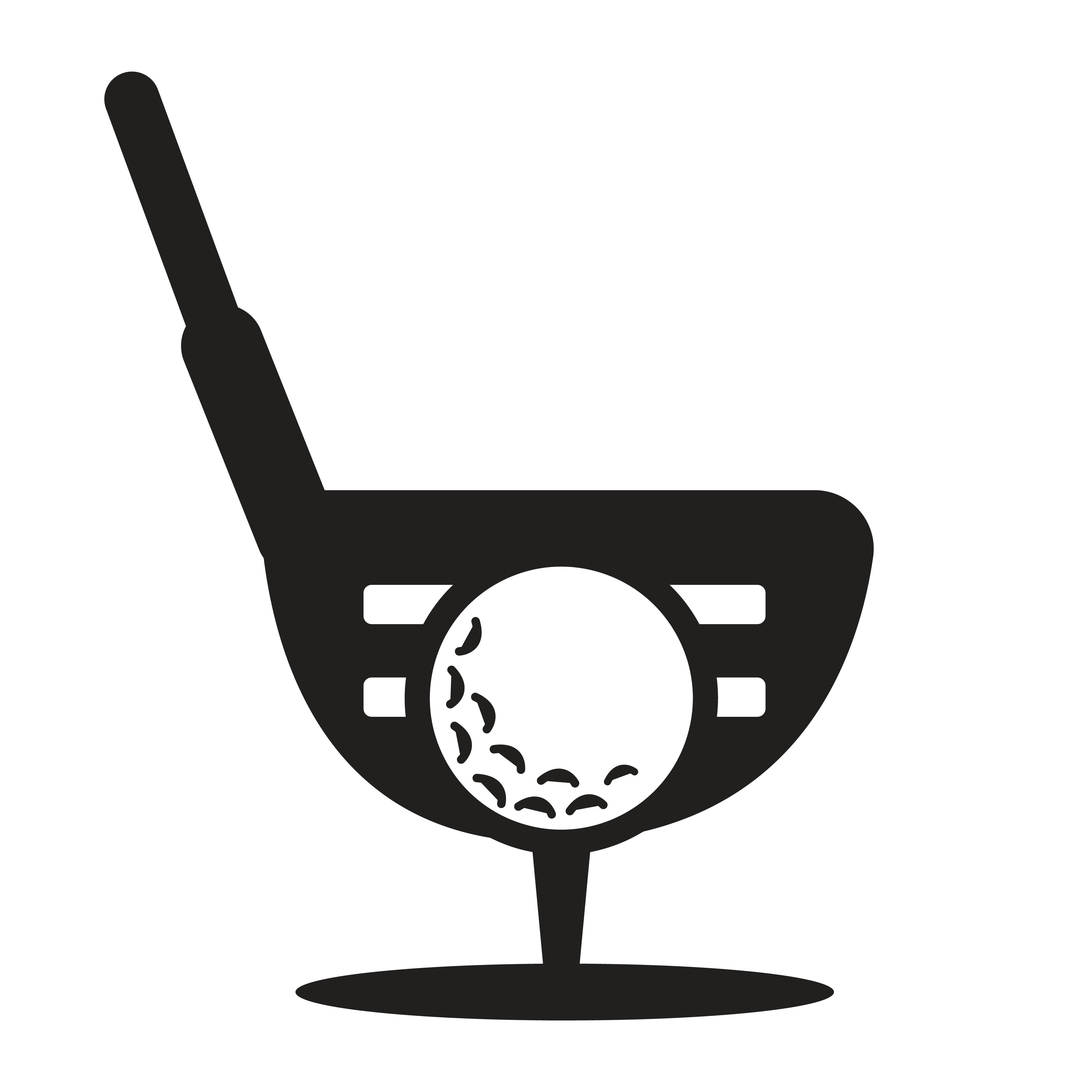 icon of a golf club