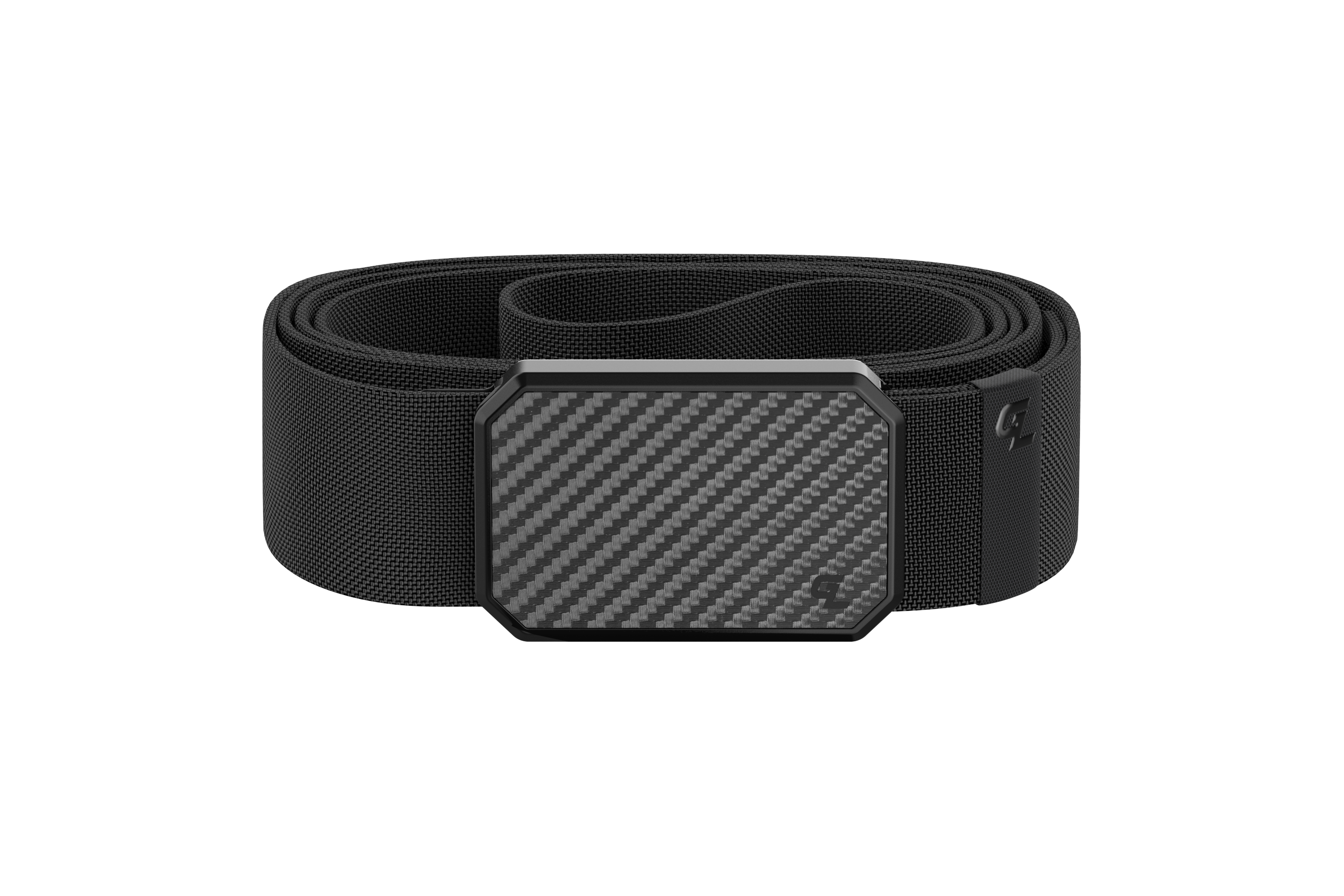 Carbon Fiber Black Belt Front View